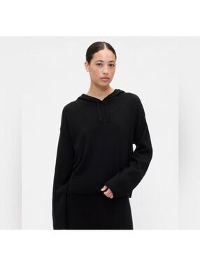 Gap Relaxed CashSoft Hoodie black